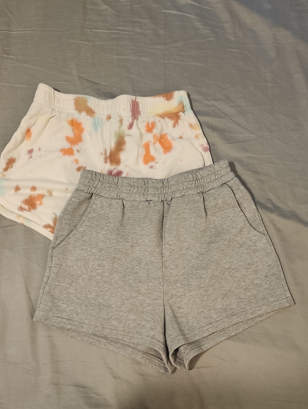 Casual Gray Sweat Shorts - Unbranded